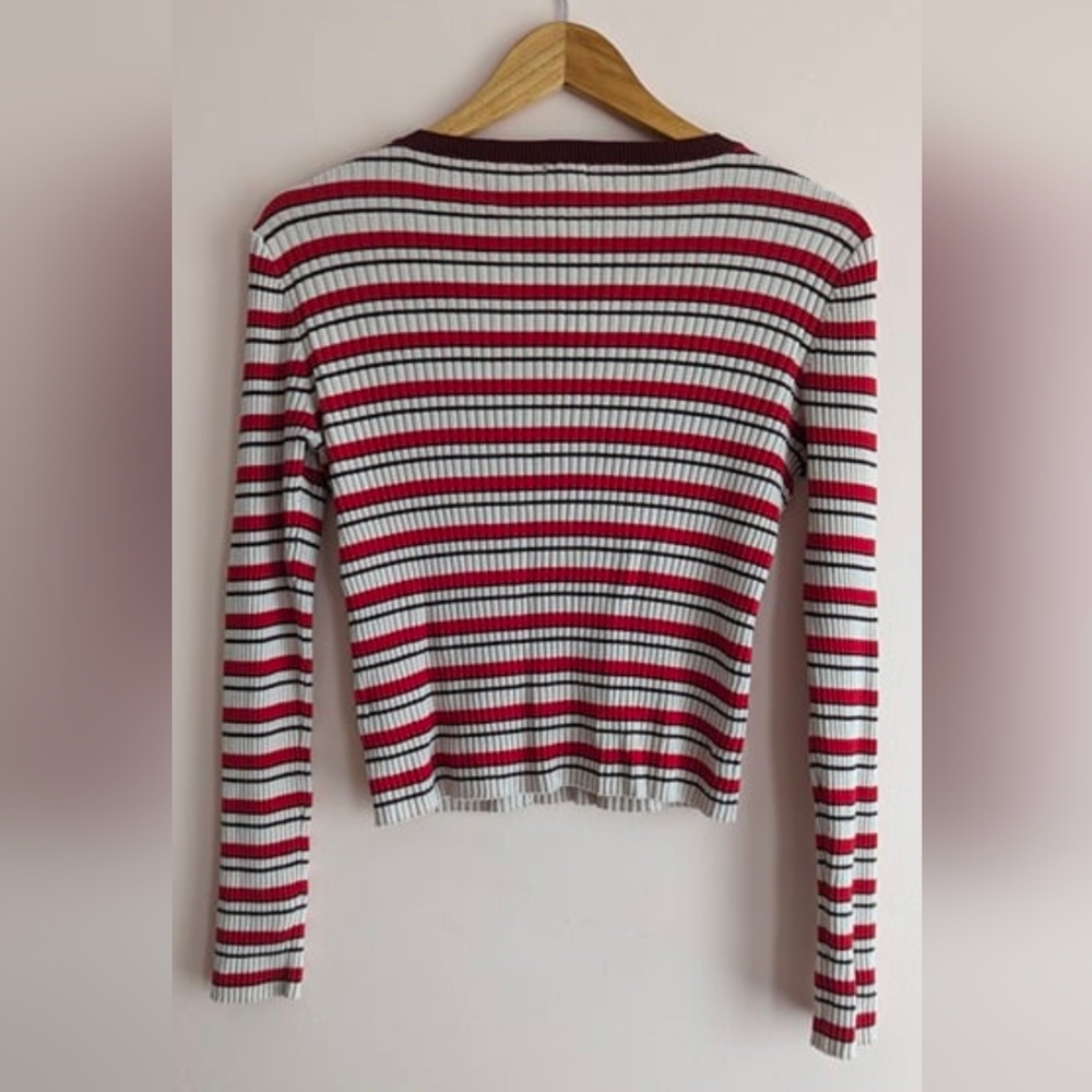 Garage Ribbed Striped Top Size large - Picture 4 of 7